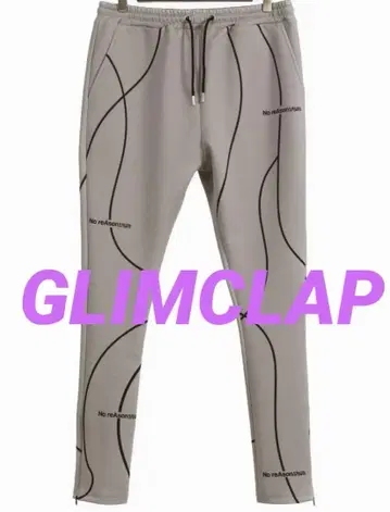 새상품 레어패턴 GLIMCLAP 글림클랩 팬츠 조거 S 저지