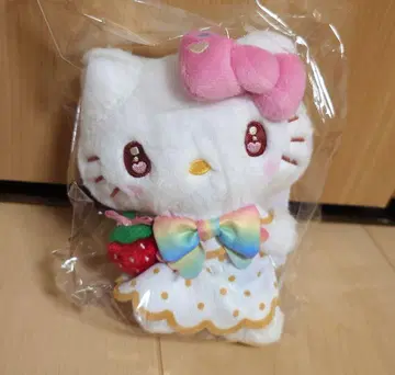 새상품 딸기신문 50주년 키티 마스코트