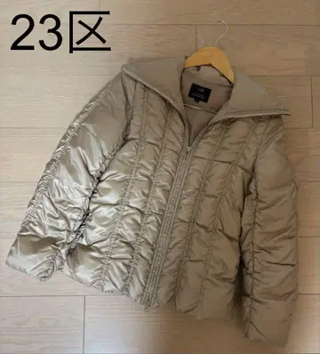 [새상품급] 23구 다운 자켓 베이지 사이즈 38 클리닝 완료