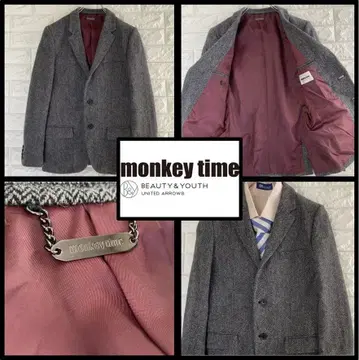 monkey time 몽키타임 헤링본 자켓 4366