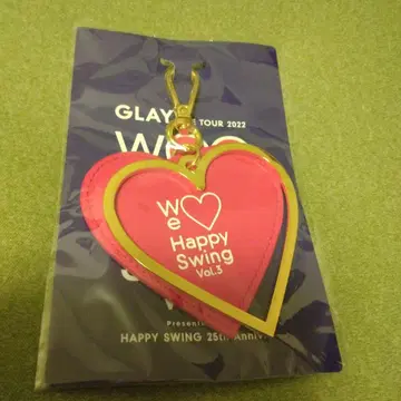 GLAY [ Happy Swing Vol.3 ] 하트형 키링