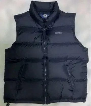 [중고] 컨버스 블랙 다운 베스트 L