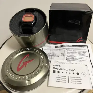 G-SHOCK 블랙/오렌지 DW-5600CS-1 미사용 새상품