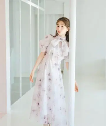 윌 셀렉션 오리지널 마블 플라워 원피스