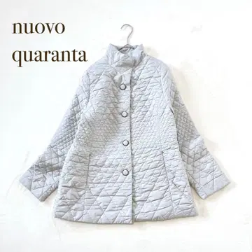 nuovo 라이트 그레이 퀼팅 자켓