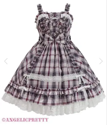 Angelic Pretty 타탄 체크 JSK