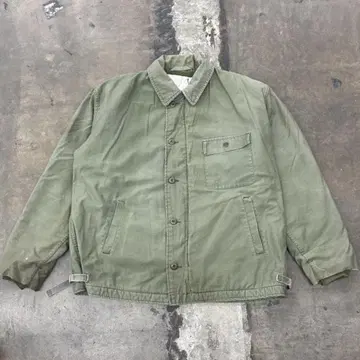 70s 80s usn A2 덱 자켓 빈티지 밀리터리