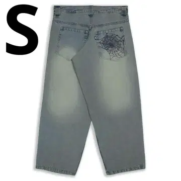 EARL skateboards 데님 Washed 블루 S
