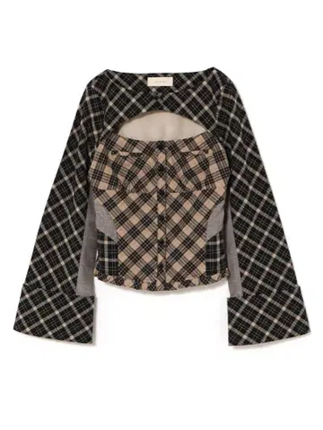 andmary Nancy check tops