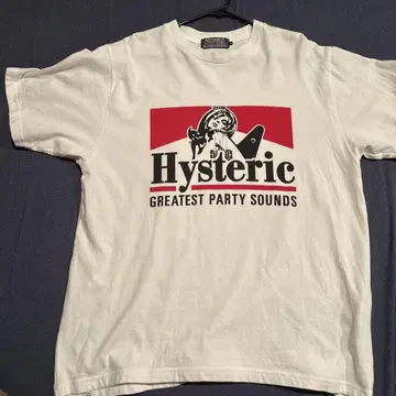 HYSTERIC Glamour T셔츠 화이트 L 사이즈