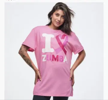 최신작 I LOVE ZUMBA 핑크 T셔츠 JWI 정품