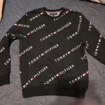 TOMMY HILFIGER 블랙 맨투맨 M 사이즈