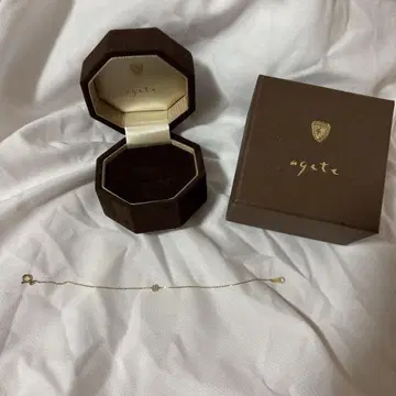 agete K10 다이아몬드 팔찌