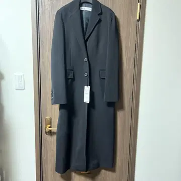 ZARA 블랙 롱 코트 새상품