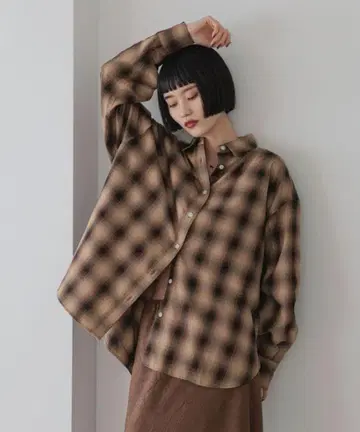 모듬 체크 빅 셔츠 로리즈팜 새상품 택 포함 이번 시즌 신상