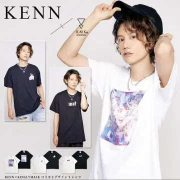 KENN KINGLYMASK 콜라보 T셔츠