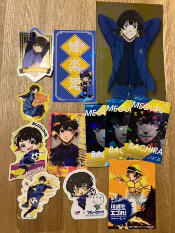119 블루 록 바치라 메구루 카드 클리어 시트 스티커 씰