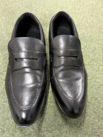 블랙 가죽 로퍼 슬립온 27cm