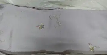 연보라색 자수 코몬 기모노