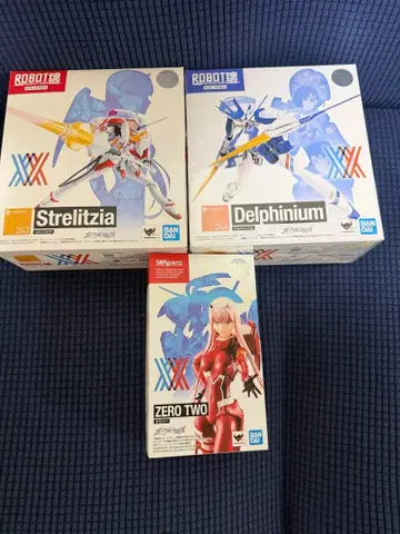 로봇혼 스타레치아 델피니움 제로투 3종 세트 미개봉