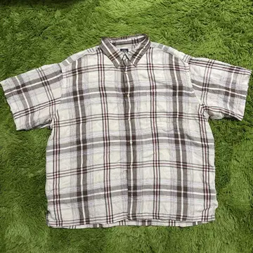 Dockers 반팔 체크 셔츠 XL
