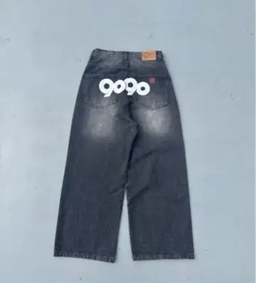9090 OG 로고 페인티드 데님 팬츠 M 새상품