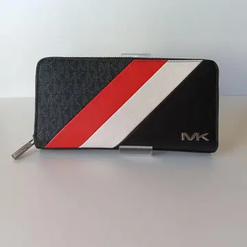 새상품급! 마이클코어스 MICHAELKORS 가죽 라운드 지퍼 장지갑