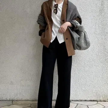 na.e 나에 Suede Tailored Jacket