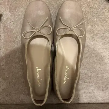 베이지 발레 슈즈 25.0cm