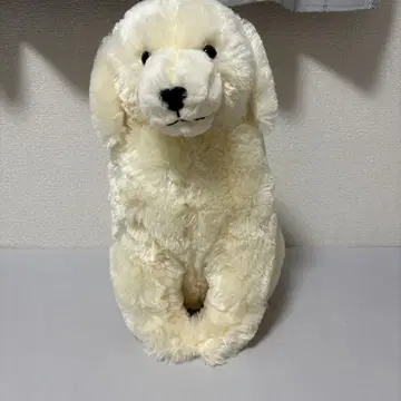 포근한 골든 리트리버 긴타로 옅은 브라운색 둥근 인형