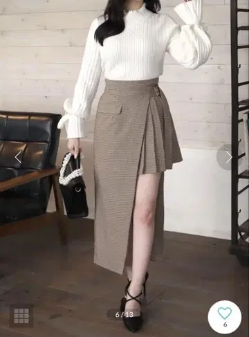 로얄 파티 플리츠 스커트 랩스커트