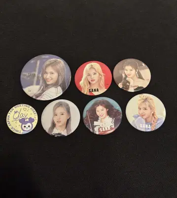 TWICE SANA 캔뱃지