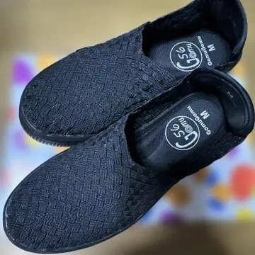 G56 Gomu 밴딩 블랙 슬립온 M