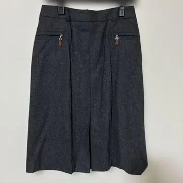 suits company 그레이 울 스커트 수트 여성용