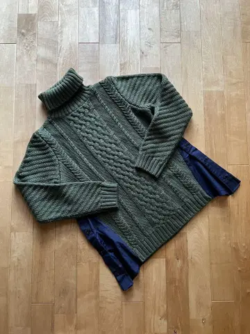 Sea New York 뉴욕 터틀넥 케이블 니트 S