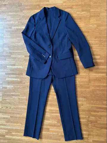 UNIQLO 감동 자켓 팬츠 상하의 셋업 네이비