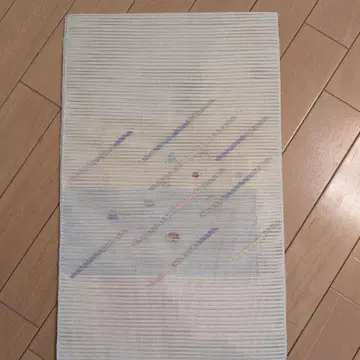 새상품! 여름 오비 후쿠로 오비 미재단? 미색 컬러풀한 기하학 디자인