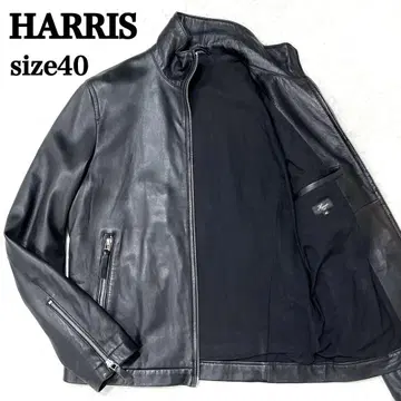 [새상품급] Harriss 양가죽 싱글 라이더 자켓 사이즈 40 남성용