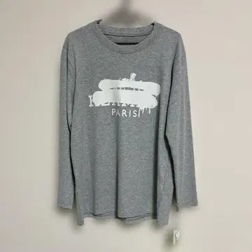 design aera 그레이 패러디 긴팔 T셔츠