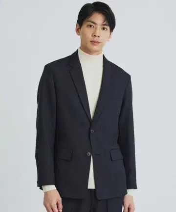PUBLIC TOKYO GR 트윌 테일러드 자켓 블랙 사이즈 03