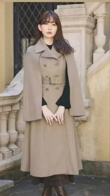 herlipto Mademoiselle 2Way 롱 코트
