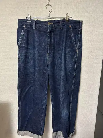 JOHN BULL 다크 블루 와이드 데님 팬츠