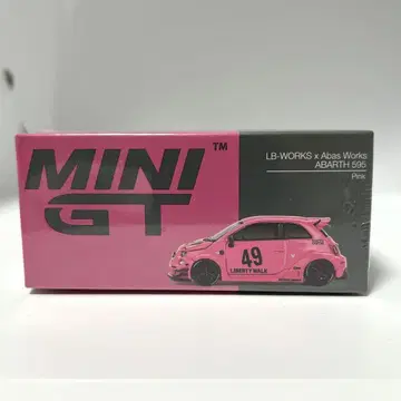 MINI-GT 아바르트 핑크