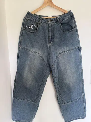 STAN logo double knee denim