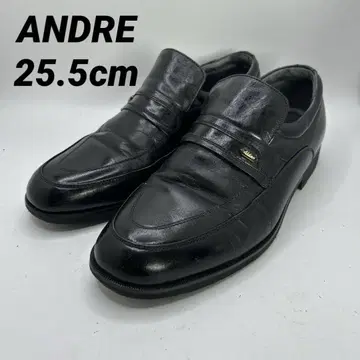 앙드레 가죽 슬립온 블랙 25.5 ANDRE 로퍼