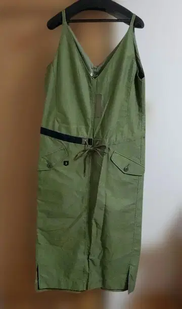 BLANC basque 밀리터리 원피스 카키 38 택 포함 새상품