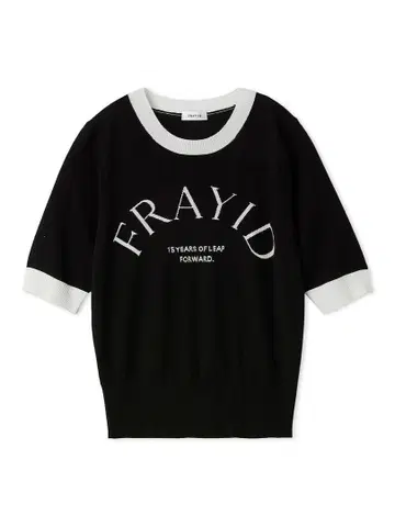 FRAY I.D 15th 인터샤 로고 니트 풀오버
