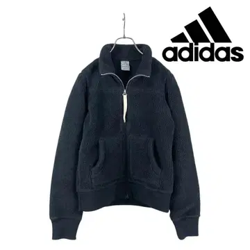 11T342 adidas 플리스 보아 자켓 가을/겨울 아우터 자수 로고