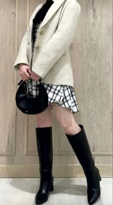 샤기 오버 자켓