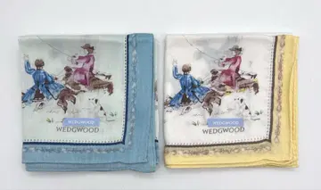 미사용 새상품! 2장 세트! WEDGWOOD 웨지우드 손수건 잡화 대형